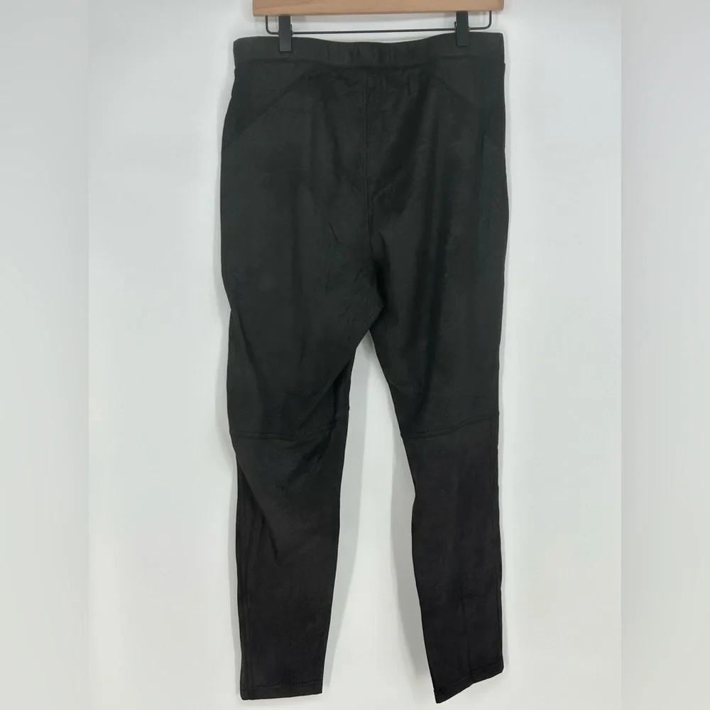 Free People Faux Suede Pants Leggings Vegan Leather ‎ OB1015172- Large